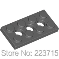 

*Techic plate with holes*20pcs DIY enlighten block brick part No.3709 Compatible With Other Assembles Particles