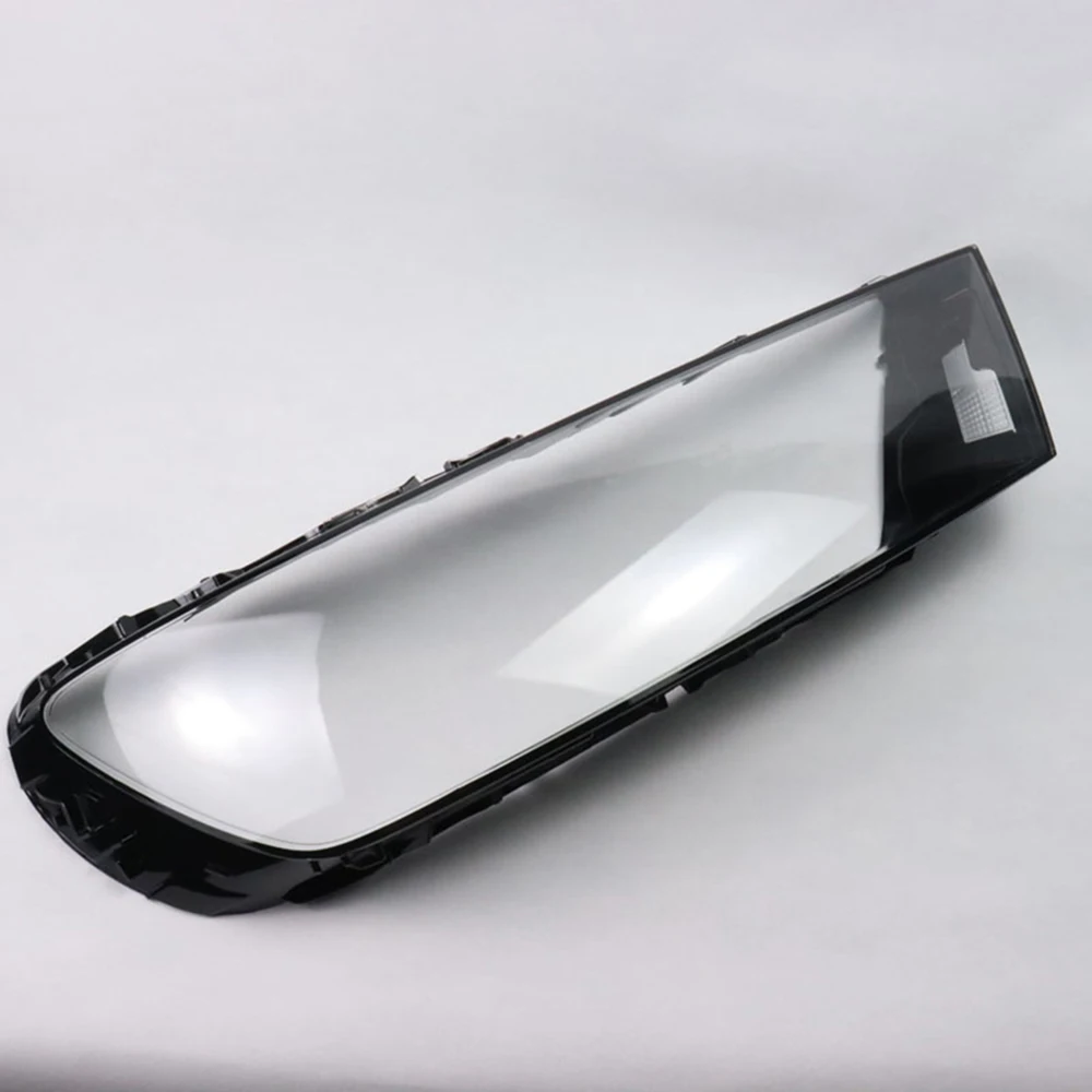 Car Front Headlight Lens Cover Lampshade Glass Lampcover Caps Headlamp Shell Transparent Light Lamp Case For Audi Q7 2016~2019