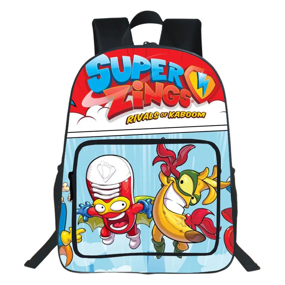 Superthings mochila adolescente meninos meninas sacos de impressão 3d dos desenhos animados super zings estudantes sacos de escola das mulheres dos homens mochilas