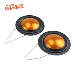 Ghxamp 25.9mm 4ohm Tweeter Voice coil Silk+Titanium Diaphragm Treble Repair Parts Same Side Round Copper Wire 1Pairs