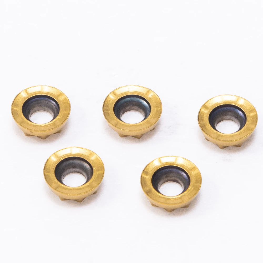 CNC Machine Insert RXMX1003 M TT9080 Hardness Aluminum Carbide Blade RXMX 1003 Milling Cutter Lathe Metal Turning Tool 10PCS