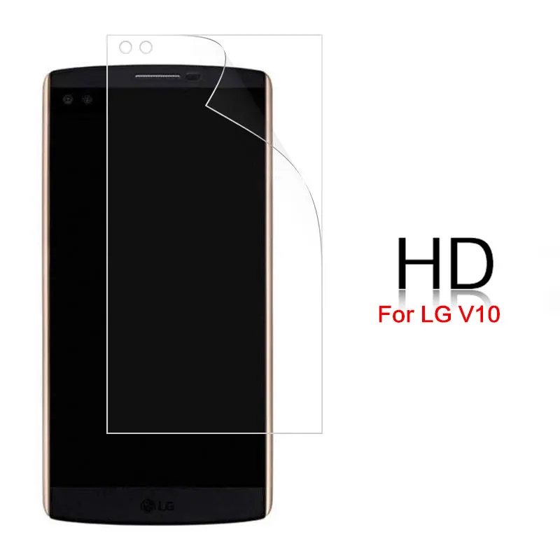 Chiaro HD Glossy Protezione Della Copertura Della Pellicola Per LG V10 V20 V30 V32 V34 V35 V40 Più ThniQ Vlot Anti-di impronte digitali della