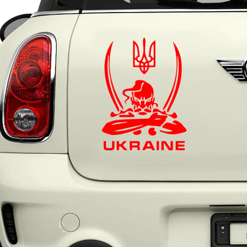 CK20004# cool UKRAINE adhensive vinyl car sticker waterproof car decal stickers on car truck bumper rear window choose size