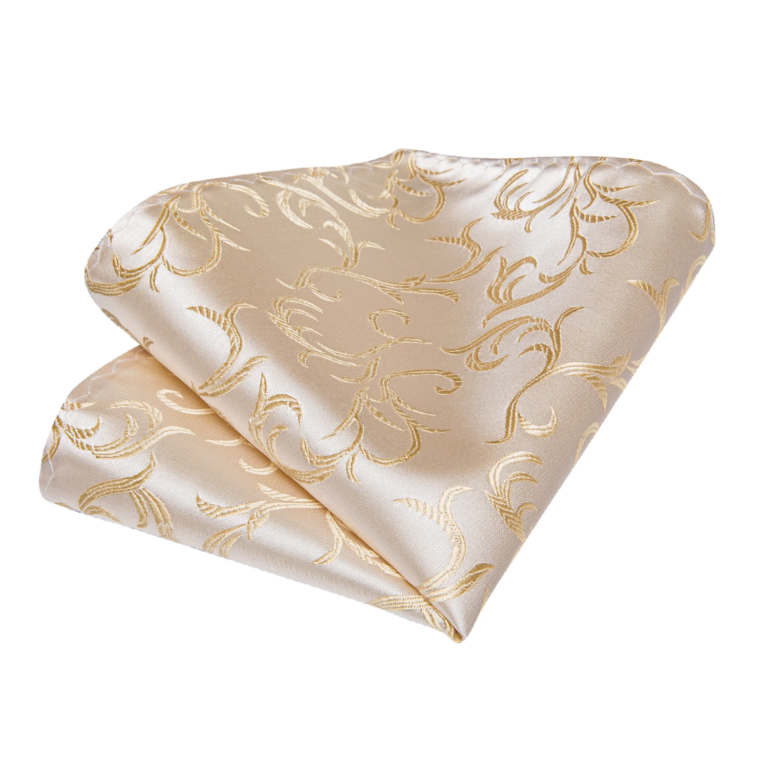 Beige Floral Herren Krawatten Taschentuch Manschettenknöpfe Hochzeit Party Krawatten für Männer Edelstahl Drachen Ring Männer Accessoires Geschenk – Detail 19