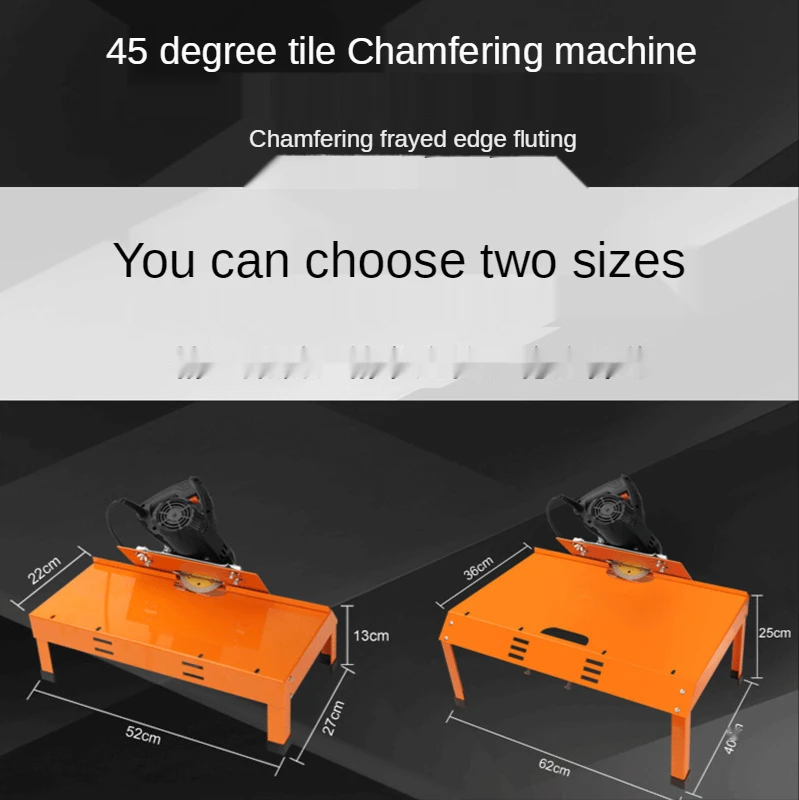 Độ Chính Xác Cao 45 Độ Di Động Nhỏ Để Bàn Đa Chức Năng Bám Bụi Nước Cắt Vát Đá Ceramic chamfering Máy