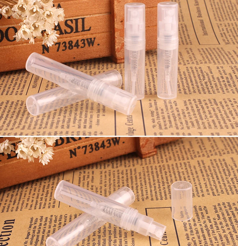 

2ml 3ml Mini Plastic Spray Perfume Bottles , Small Perfume Sample Atomizer Protable Cosmetics Containers 5000pcs/lot