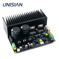 UNISIAN TDA7293 płyta wzmacniacza zasilania klasa AB wysoka moc 100W + 100W TDA7293 OP07 NE5534 DC Servo Auido wzmacniacze