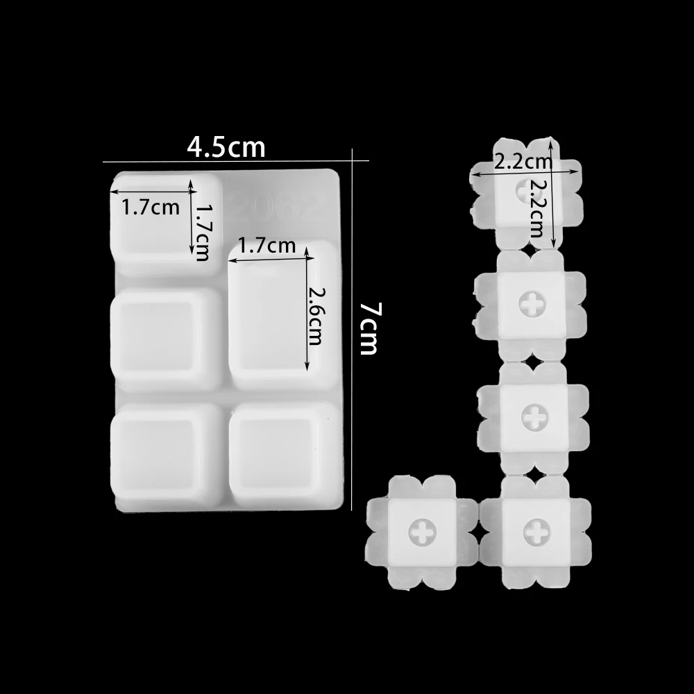 1 stücke Gaming Mechanische Tastatur Schlüssel Kappe Silikon Formen Kristall Epoxy Harz Casting Form Für DIY Handgemachte Handwerk Machen Werkzeuge
