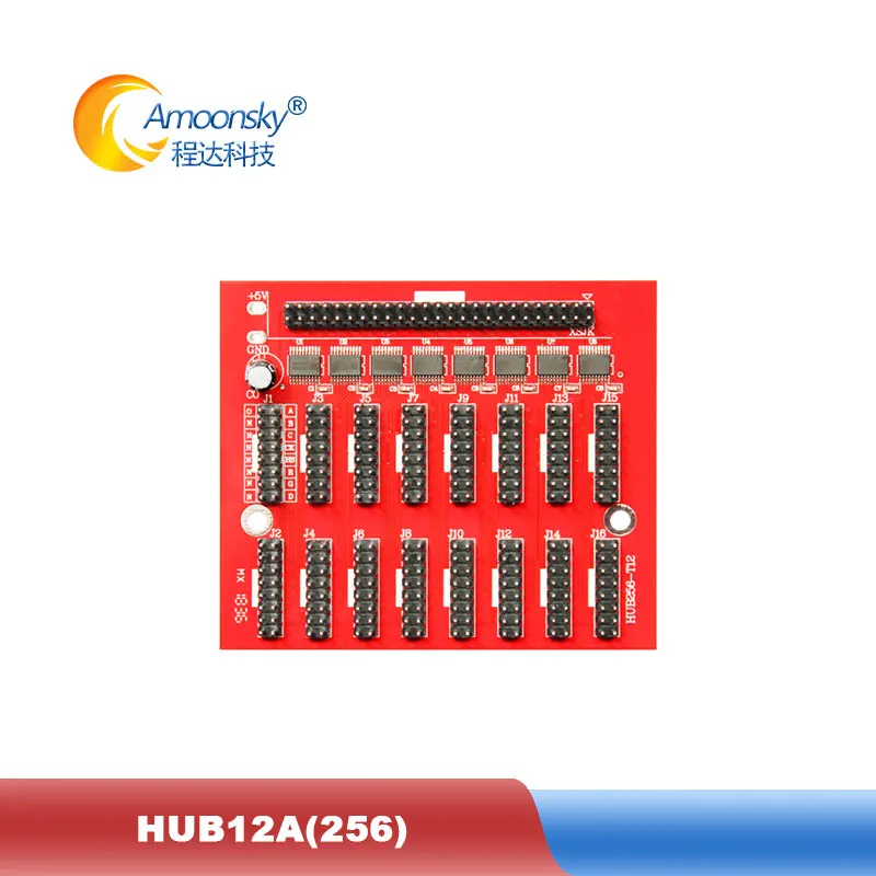 LED Display Modul Panel Adapter Board Hub Karte Hub75b Hub75e Hub08 Hub12 Arbeit mit Linsn RV901T RV801D Nova Farblicht