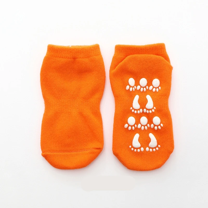 5 Pairs Spring Autumn Kids Socks Cotton Candy Color Non-slip Floor baby Toddler Socks Boys Girls children\'s Socks