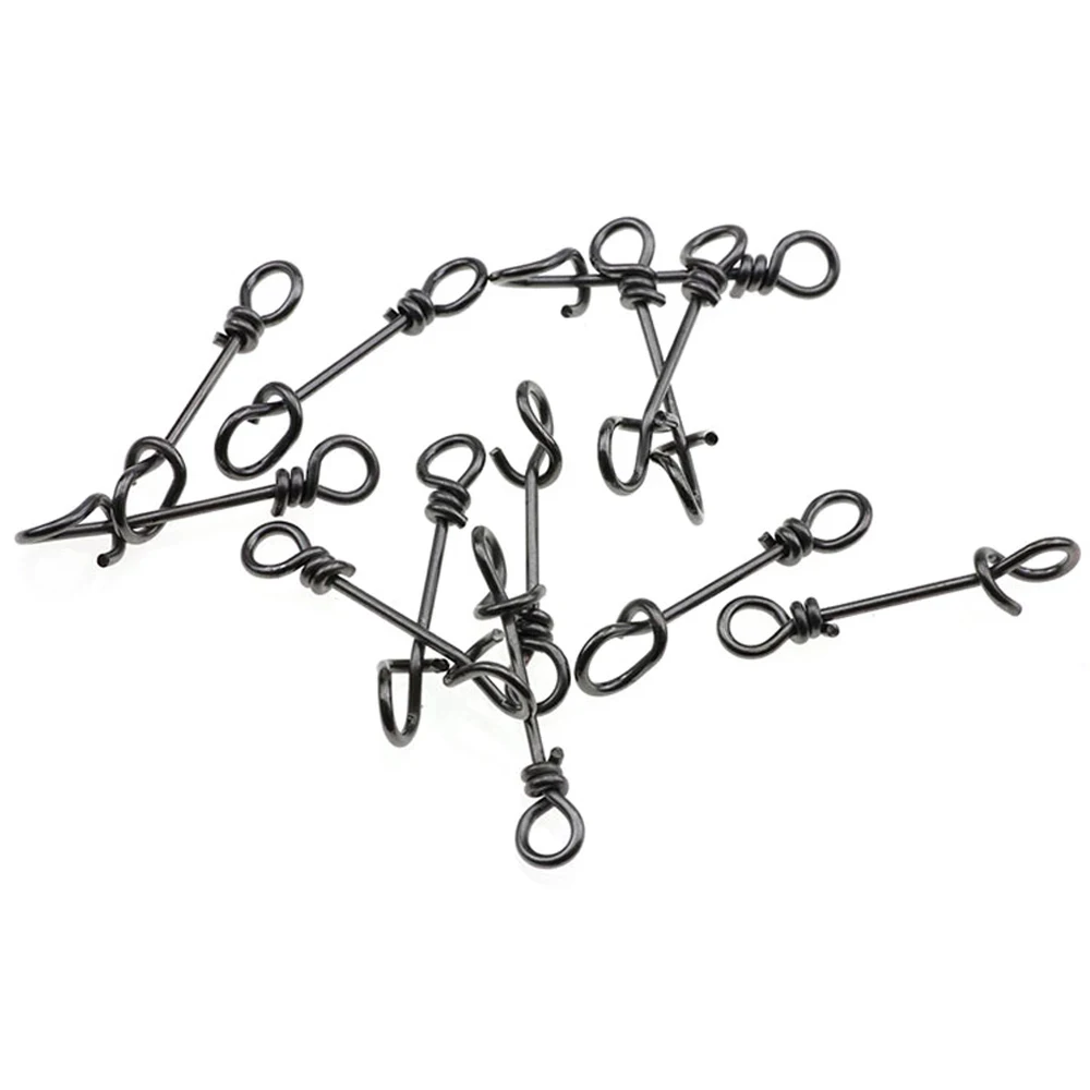 ICERIO Clips de giro bloqueo rápido acero inoxidable Swimbait - imagen 4