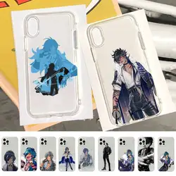 Kaeya Genshin Impact Phone Case for iPhone 11 12 13 mini pro XS MAX 8 7 6 6S Plus X 5S SE 2020 XR case