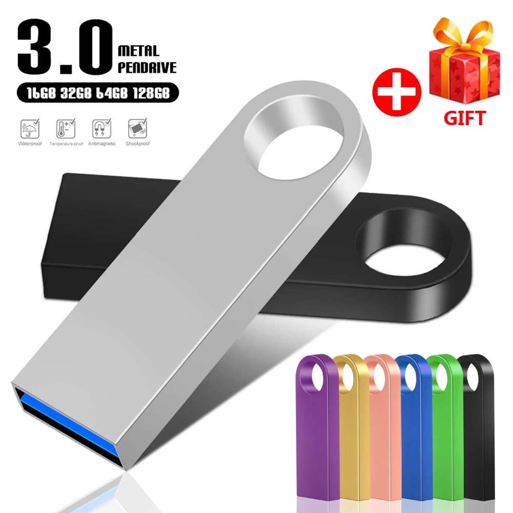 

Metal USB 3.0 Creative Metal USB Stick High Speed 8g16g 32g 64g 128gb Multiple Colour Flash Drive High Speed Stable Transmission