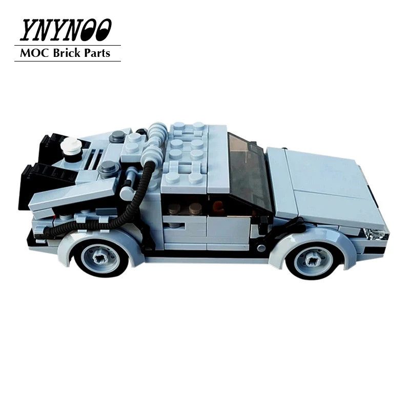 NEW High Quality Super Car Time Machine MOC Speed Champion Mini Cars Model MOC Building Blocks Bricks DIY Toys Boy Gifts