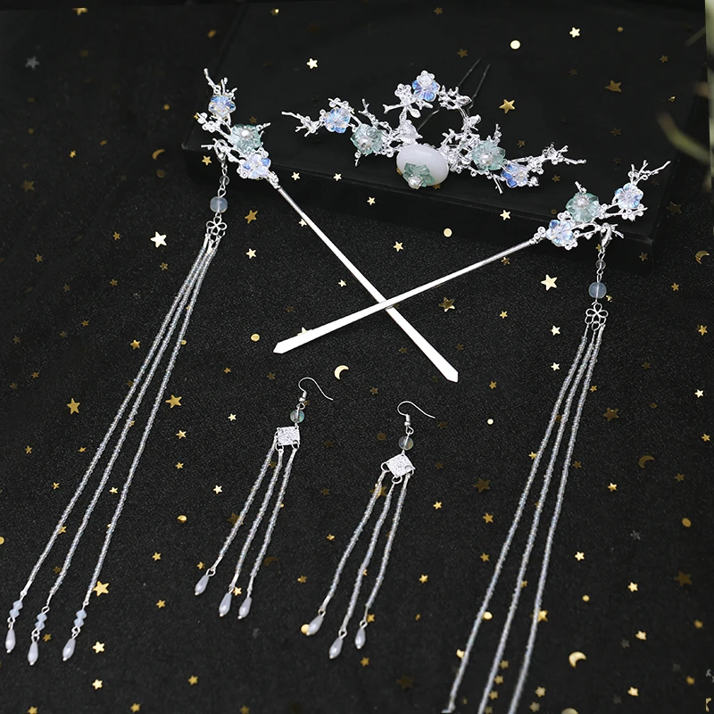 

Hanfu Ancient Style Hairpin Headdress Tassel Hairpin Hairpin Hairpin Hair Accessories Headdress Ancient Costume Accessories