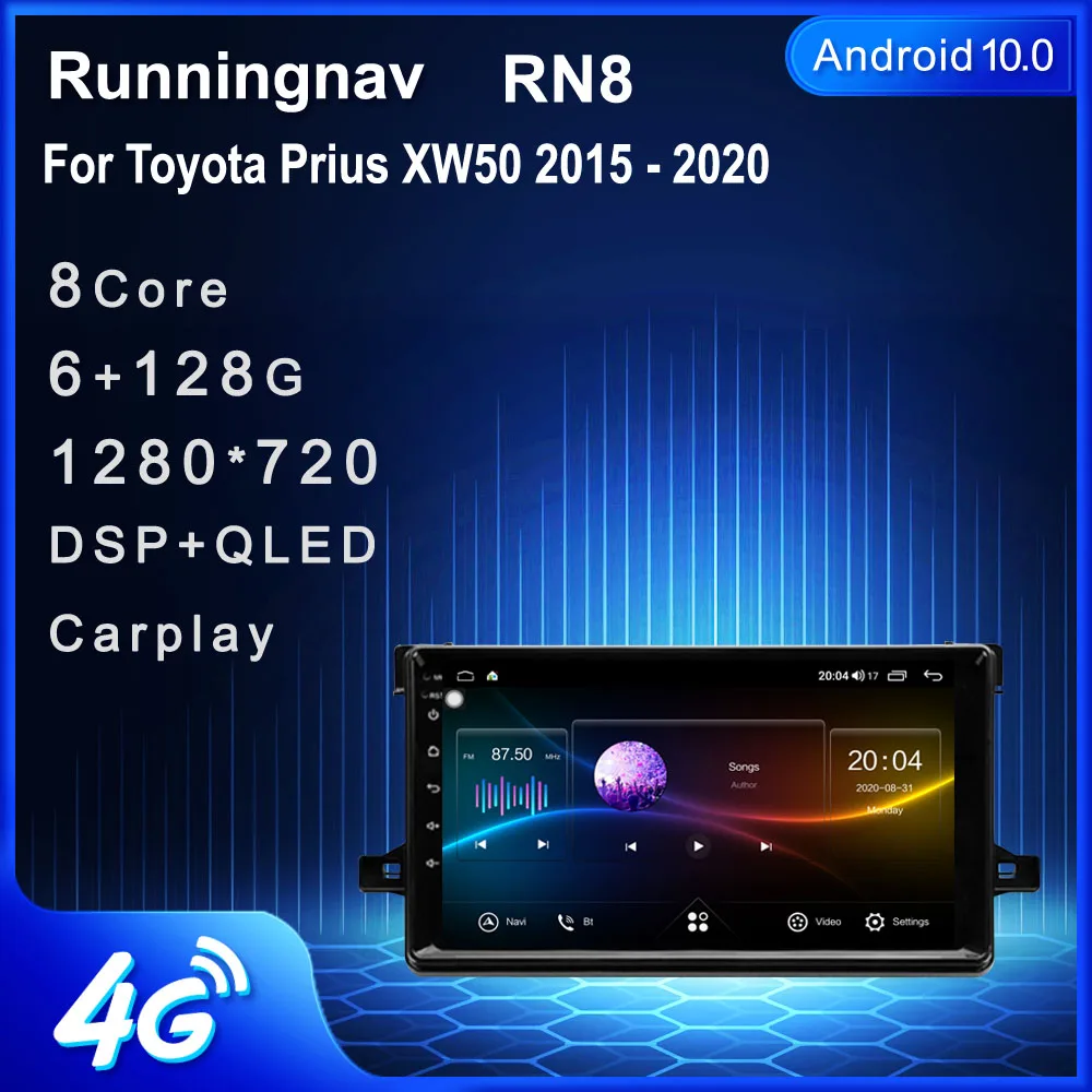 

Runningnav For Toyota Prius XW50 2015 2016 2017 2018 2019 2020 Android Car Radio Multimedia Video Player Navigation GPS