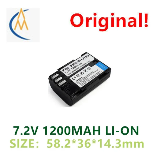 SLR focusing with protective plate durable manufacturer wholesale d-li109 battery K30 K50 camera d-li109 camera battery