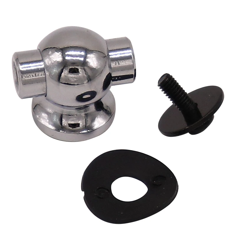 26mm 38mm 1 Side Adjusted Drum Lug Single Side Snare Drum Lugs Silver Color with Black Screws Double side Drum Parts 1 Piece