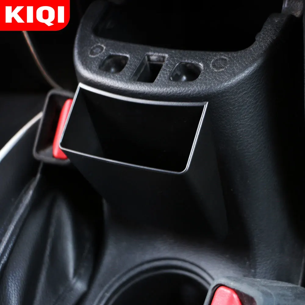 KIQI ABS Car Armrest Side Storage Box Cash Phone Accessory Organizer Container Holder Box for Jeep Compass 2017 2018 2019 2020