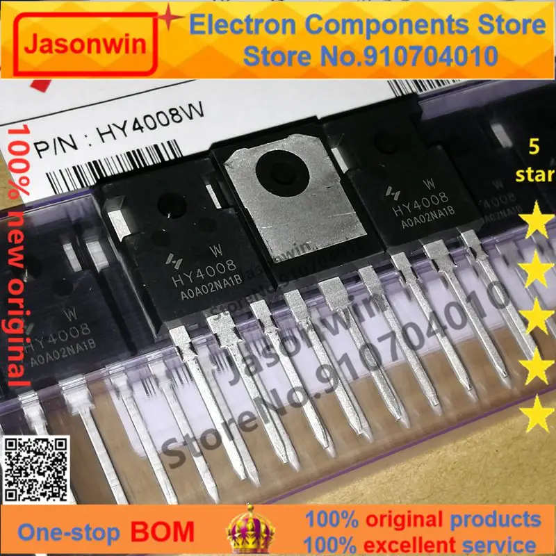 100% nuevo 50 unids/lote original MOSFET HY4008W 200A80V HY4008 TO-247 Transistor