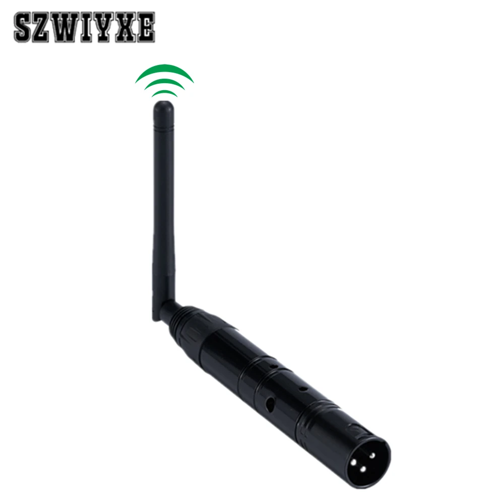 Black DMX512 DMX Dfi DJ 2.4G 3 Pin Wireless Transmitter&  Receiver Short Version for Stage Lighting Wireless Par Light Control