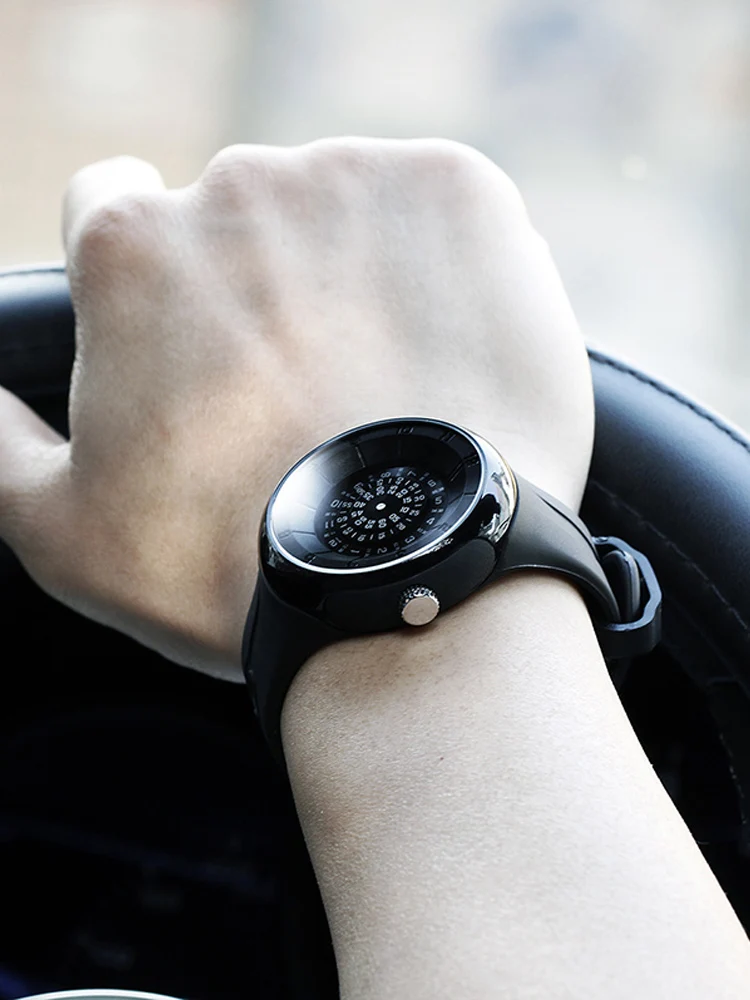 Enmex unique men creative changing digital men wristwatch waterproof light sports cool 3d scale fashion quartz watches