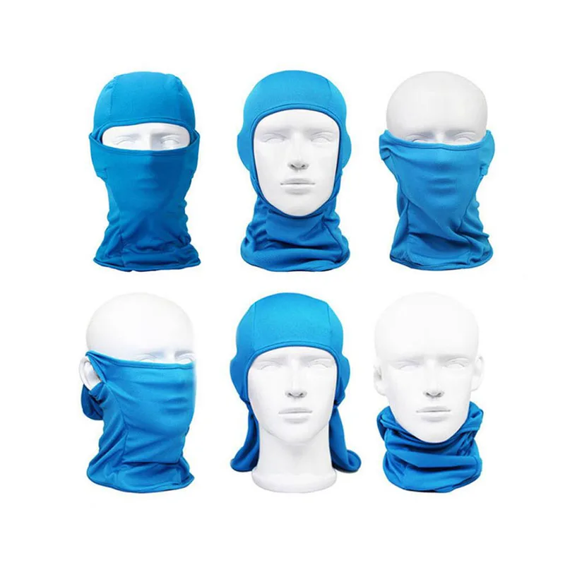 Motorcycle headgear mask balaclava hat head scarf scarves helmet full headscarf protective shawl cs headgear bicycle racing