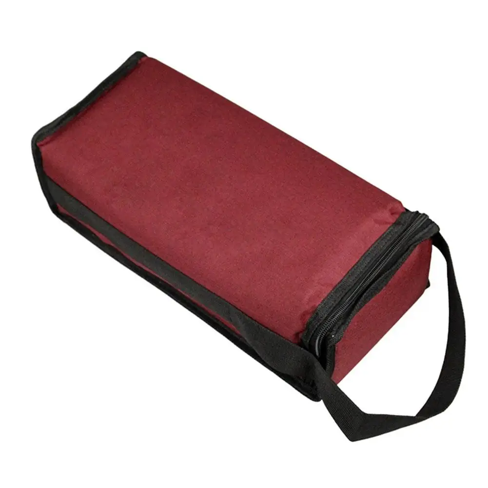 Portable Wine Two-compartment Insulation Thermostat Bag Two-bottle Red Wine Insulation Cold-proof Ice Pack Gift Oxford Cloth Bag