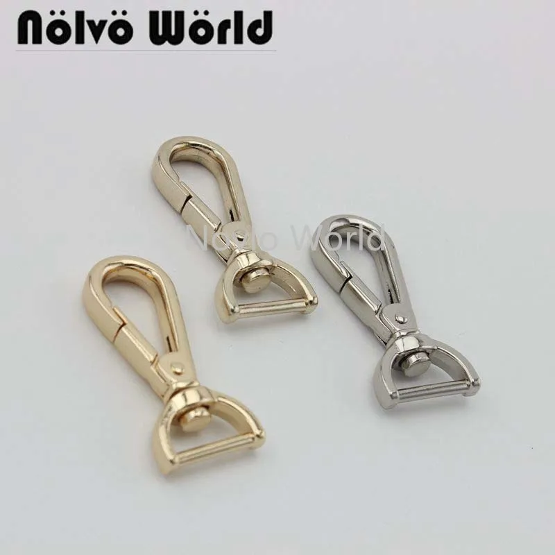 Nolvo World 5-20-100pcs 5 colors 47*15mm bags purse accessories,sewing handbag strap chain swivel clasps