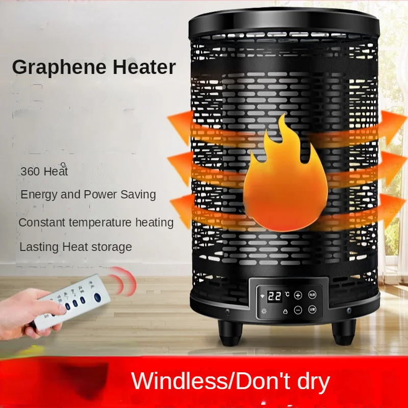 

Household 2300W 2800W Two-gear Adjustable Graphene Far-infrared Heating Electric Heater Large Area Air Warmer