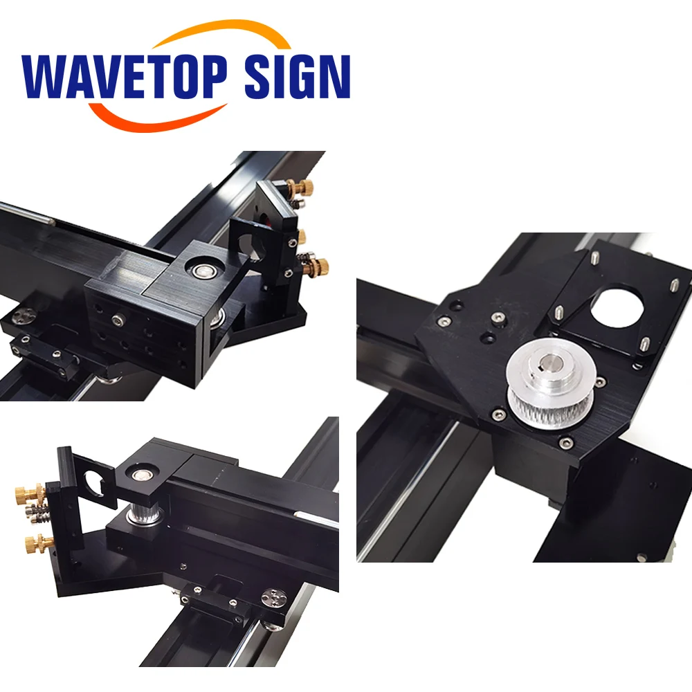 WaveTopSign Set di parti meccaniche kit di guide di scorrimento esterne 1490 1610 pezzi di ricambio per macchina da taglio per incisione Laser CO2