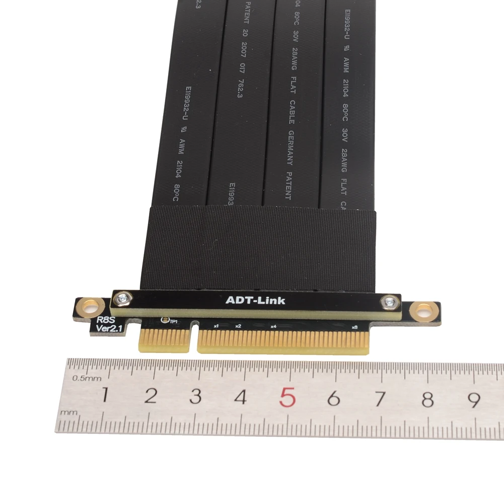 Удлинительный кабель-адаптер PCI Express X8 to X16 для майнинга RTX 3060 3090 3080 3070 ETH Ethereum Miner PCI-e 8x 16x Riser Car