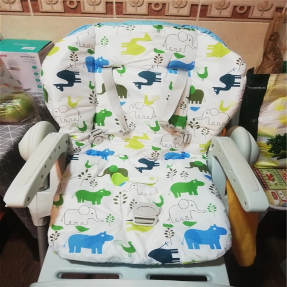 Baby Kids Highchair Cushion Pad Mat Booster Seats Cushion Pad Mat Feeding Chair Cushion Pad Stroller Cushion Mat 100% cotton