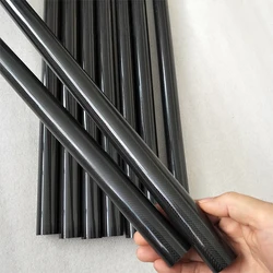 1 Pcs 1000mm 3K Carbon Fiber Tube Diameter 16mm 17mm 18mm 19mm 20mm 22mm Glossy Surface for Plant Protection Aircraft
