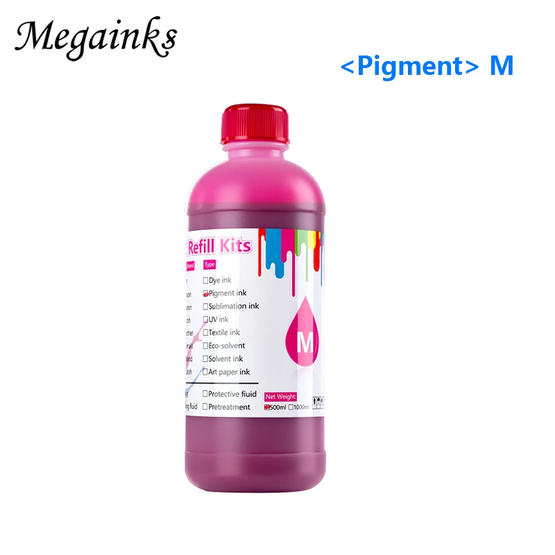 Imagem -04 - Tinta Pigmento para Epson sc T3000 T5000 T7000 T3200 T5200 T7200 T3270 T5270 T7270 T3270d T5270d T7270d T3070 T5070 T7070 5pc 500ml de