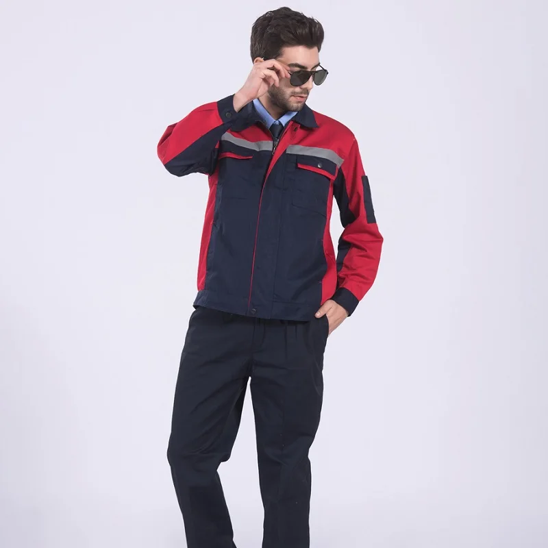 spring-work-clothing-men-women-jacket-pants-mechanical-workshop-factory-auto-repairmen-workshop-durable-worker-coverall-uniform