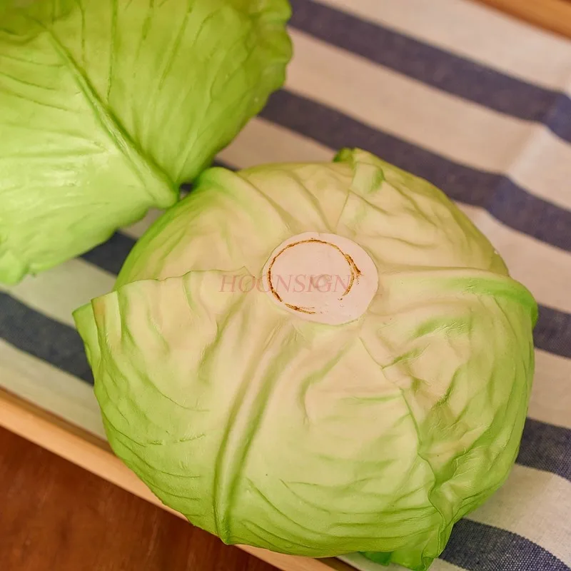 シミュレーション野菜モデル小道具キャベツキャベツ野生キャベツ緑野菜キャビネット装飾モデルルーム装飾 2021