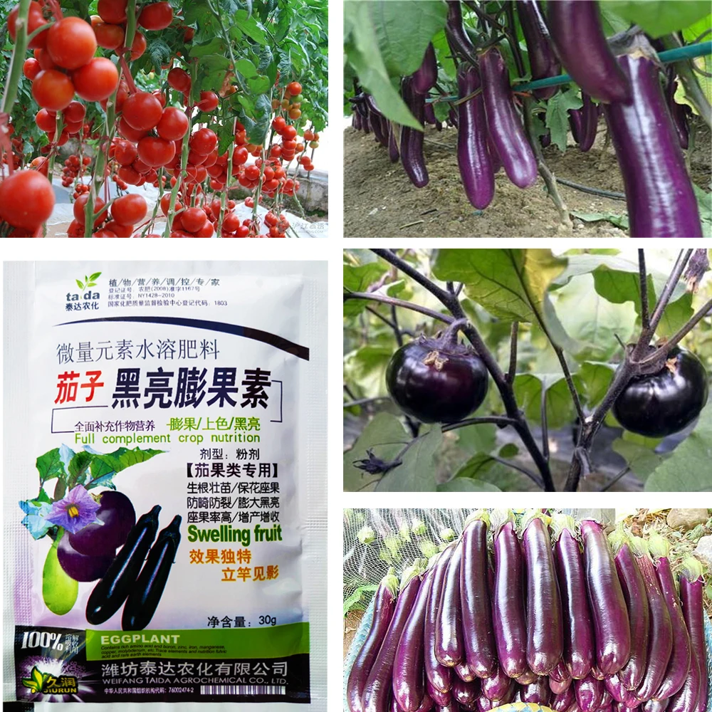 肥料tomatoeとナス野菜高速応援ガーデン植物食品根茎促進成長ルート作物水耕農場