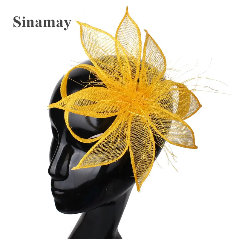 Sinamay-Pince à cheveux pour femme, épingle à cheveux, fascinateurs élégants, coiffure pour robe formelle, vêtements de sauna de mariage, mariée, église, derby, turquoise