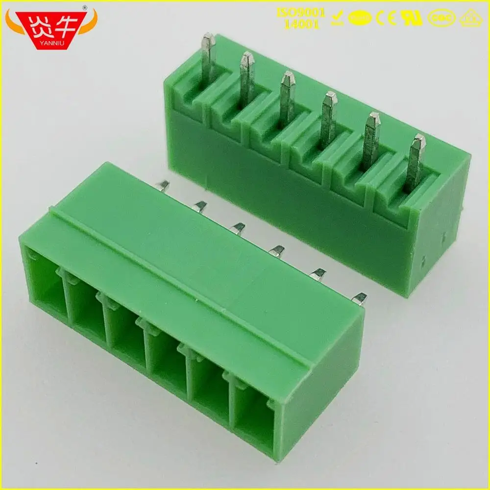 50 Stuks Kf2edgv 3.5 2P ~ 12P Pcb Plug-In Teminal Blokken 15Edgvc 3.5Mm 2pin ~ 12Pin Mcv 1,5/2-g-3, 5 1843606 Phoenix Degson Kefa