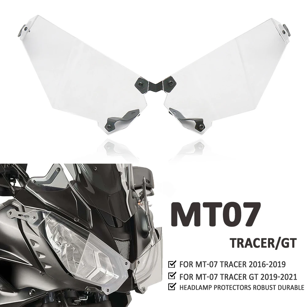 

Motorcycle Headlamp Protectors Headlight Guard Protector Cover For Yamaha MT-07 Tracer GT 2016-2019 2018 2017 Tracer 700 GT