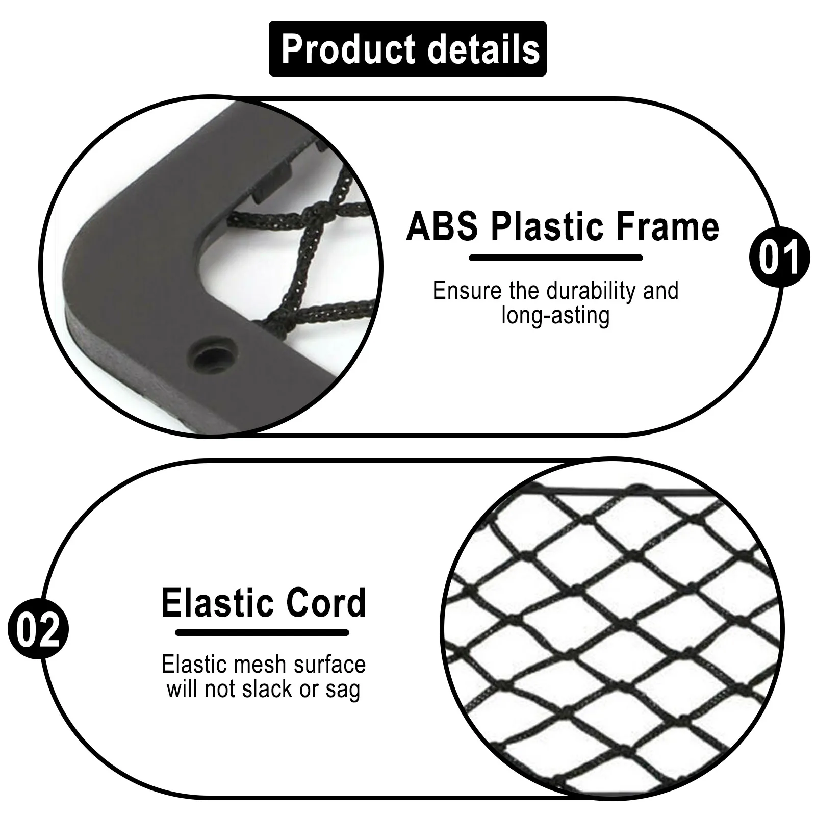 Framed Stretch Mesh Net Pocket RV Trunk Motorhome Cargo Organization Storage For Ford Transit Connect Custom Mk4 mk5 mk6 mk7 Mk8