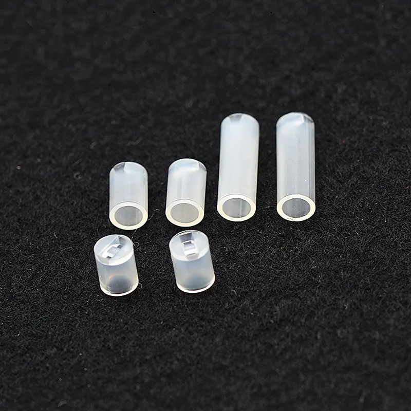 100pcs/lot Diameter 5mm Nylon PCB Board Mount LED Spacer Support Hood Length 2mm 3mm 4mm 5mm 6mm 8mm 10mm For F5 LED Diodes