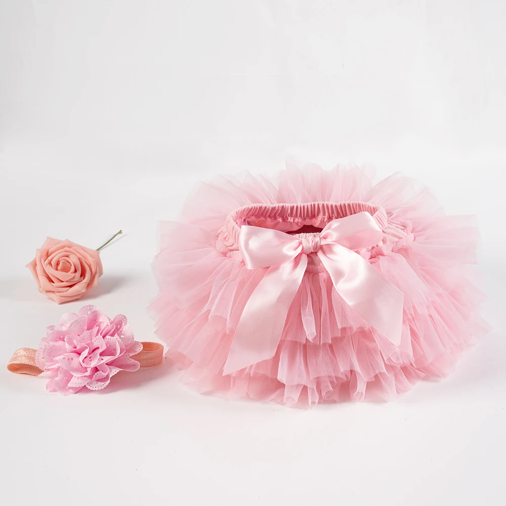 Baby Girls' Rainbow Tulle Tutu and Headband Set 4