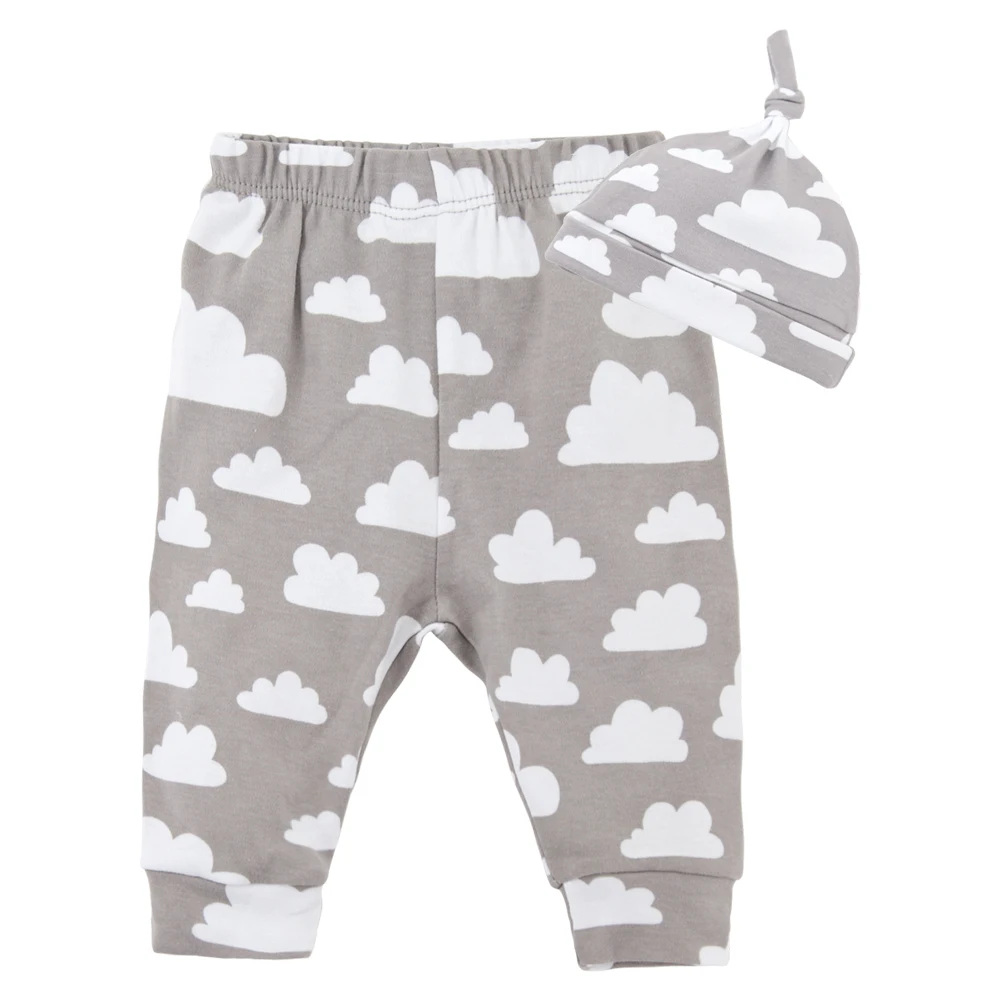 

Honeyzone Children Unisex Leggings Kids Soft Breathable Sleep Pants With Hat Suit Kid Clothes Tiny Cotton Ropa Infant Pantalones