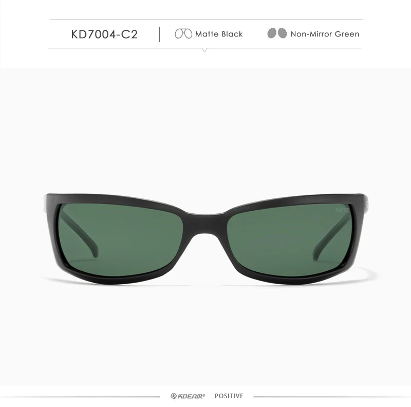 KDEAM Outdoor Sport Brille Polarisierte Sonnenbrille Männer Einzigartig Shaped Gläser Mit Harten Box Minimal Design 2021 – Detail 11