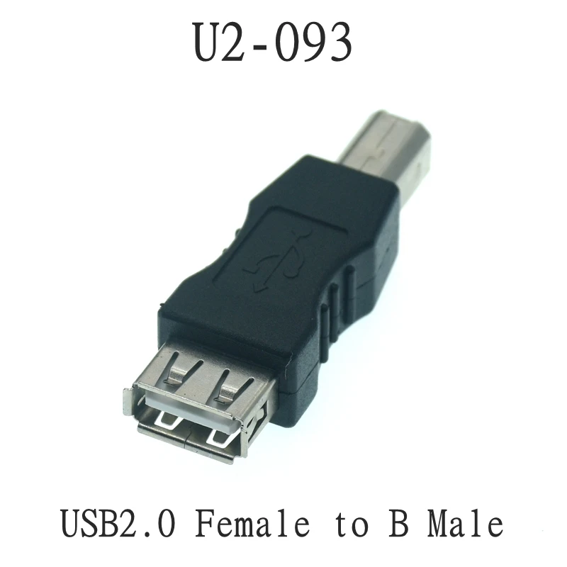 USB2.0 A Male & A Female to B Female printer print converter adapter connector USB 2.0 port retail wholesale USB 2.0 Adapter