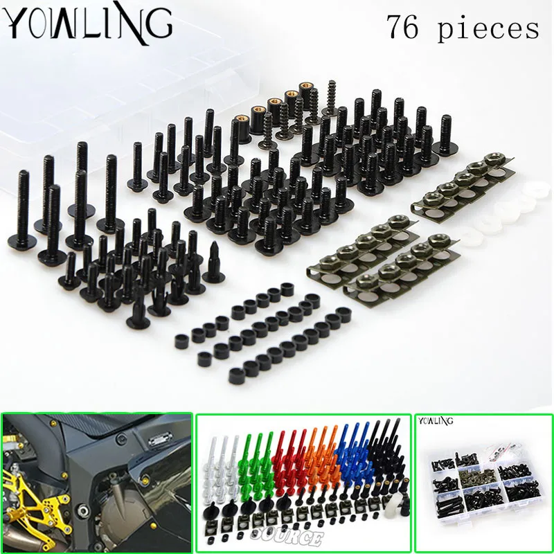 CBR 600 F4 F4i Motorcycle Complete Fairing Bolts For Honda CBR 600 F4 F4i 1999 2000 2001 2002 2003 2004 2005 2006 2007