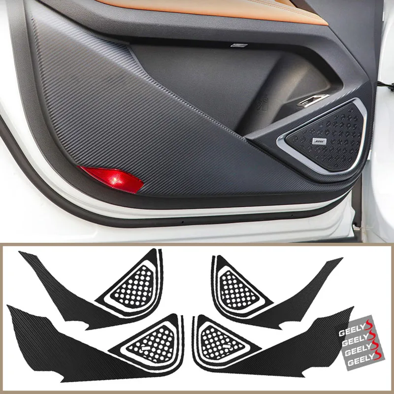 

Дверь автомобиля, противоударная наклейка, защита от царапин, коробка для хранения, интерьерный стиль для Geely Tugella, Xingyue, Knewstar 001 2019-2021