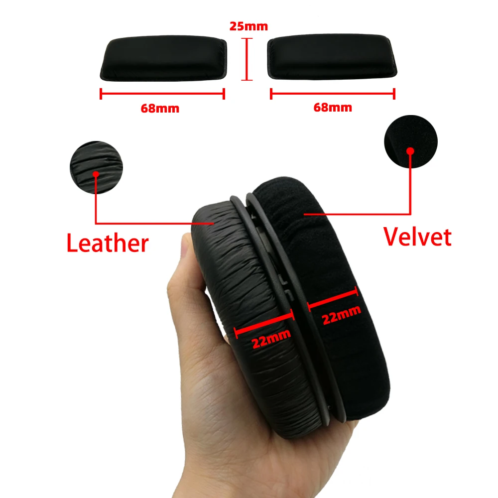 交換用イヤーパッドゼンハイザーRS110 RS160 RS170 RS180 HDR160 HDR170 HDR180セット革耳あてイヤホン